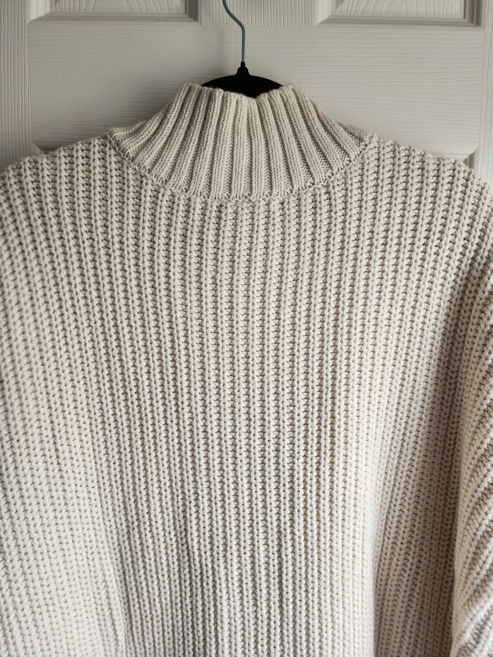 GAP Cream Chunky Knit Turtleneck Sweater Dress - Picture 8 of 9